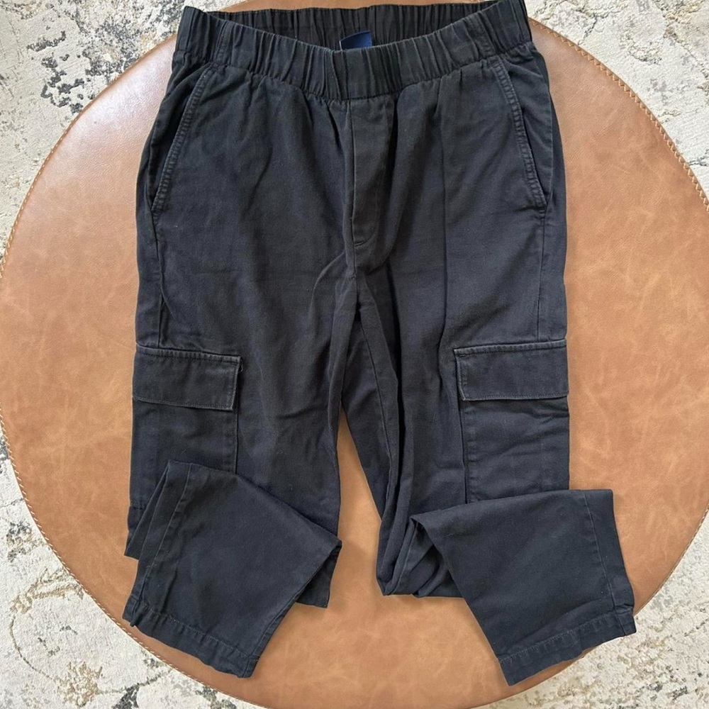 GAP Black Cargo Joggers with Ribbed Ankles